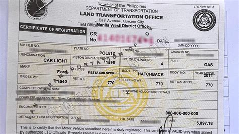 LTO registration guide: Requirements, fees, schedules, fines.